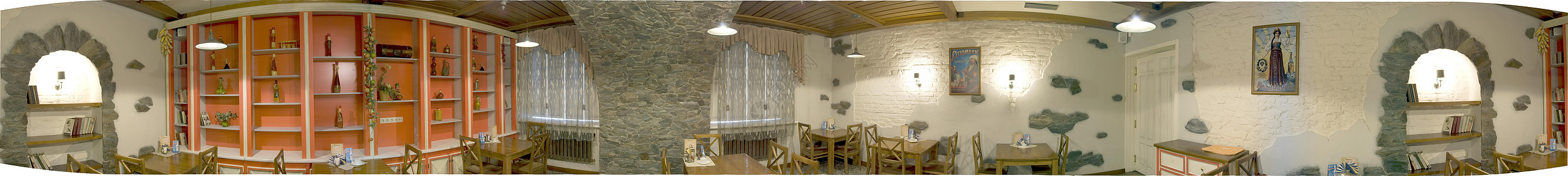 餐厅大厅柱子家具风格环境装饰桌子窗帘盘子服务奢华图片