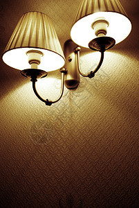 灯光模糊的墙灯照片材料蕾丝纺织品房间装饰品灯笼酒店插图剪贴簿艺术图片
