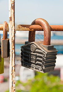 旧挂锁监狱秘密腐蚀锁定密码房子力量金属锁孔安全图片