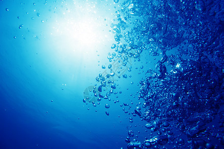 空气气泡运动蓝色水泡气体水滴潜水气源水疱温泉液体图片