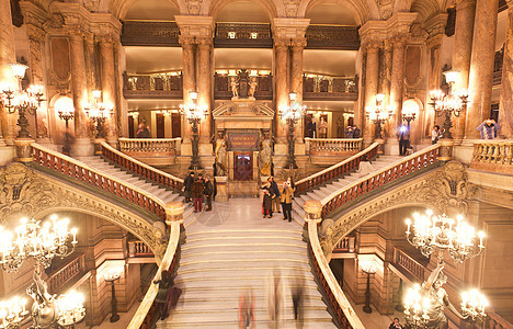 巴黎大歌剧院内地天花板音乐门厅旅行歌剧楼梯大厅宫殿音乐会历史性图片