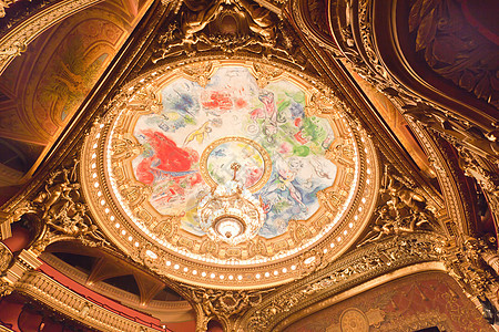 巴黎大歌剧院内地音乐会楼梯地标天花板旅行音乐画廊历史性枝形歌剧图片