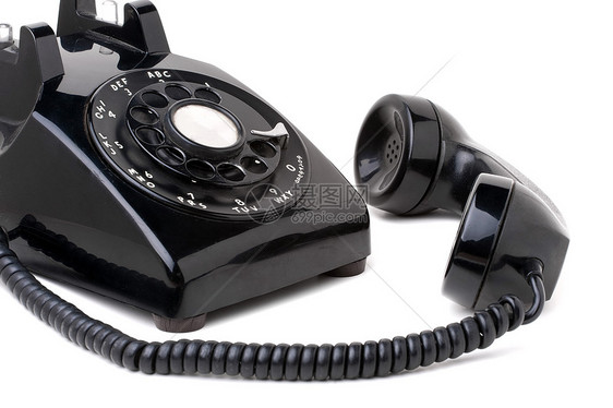 老式老式电话摘机旋转电子产品讲话塑料乡愁电讯古董拨号器具技术图片