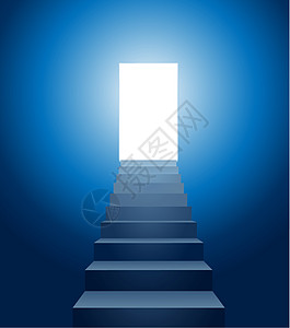 通往天堂的楼梯信仰宗教成功出口脚步精神照明概念图片