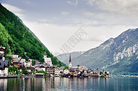 带湖的Hallstat图片