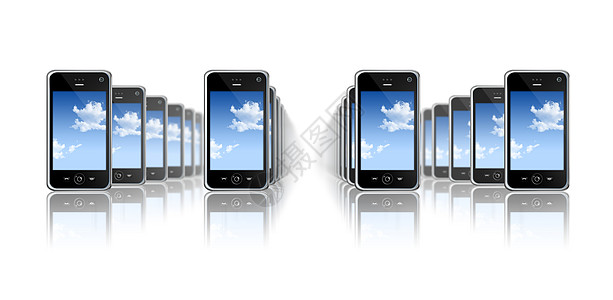 移动电话黑色记事本屏幕电子天空蓝色电脑手机白色触摸屏图片