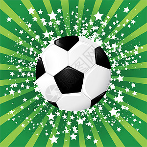 足球球圆圈插图飞溅海报广告运动绿色星星黑色创造力背景图片