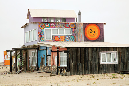 瓦兹卡斯肯喇叭村庄沉船生活粉色法律金砖海滩住宅投手图片