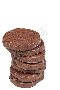 巧克力饼干圆形糖果棕色图片