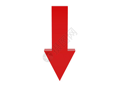 箭向箭头横幅白色插图渲染矛头速度边缘红色指针创造力图片