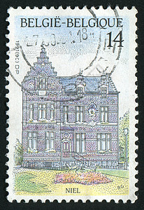 标记 M邮局邮戳街道古董信封艺术邮票邮资建筑学邮政图片