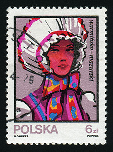 标记 M邮资帽子信封邮局集邮邮票爱好女性卡片邮政图片