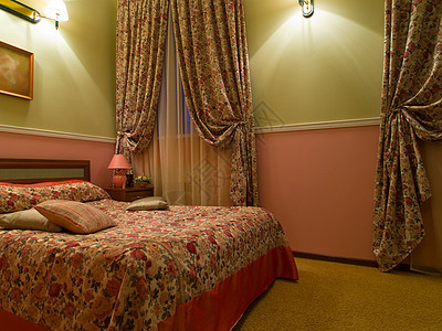 室内内部枕头旅馆休息家具房间酒店地毯地面汽车窗帘图片