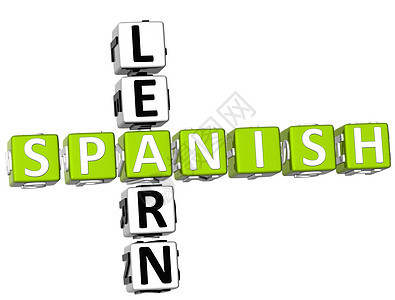 学习西班牙语题词创新创造力语言白色立方体游戏图片
