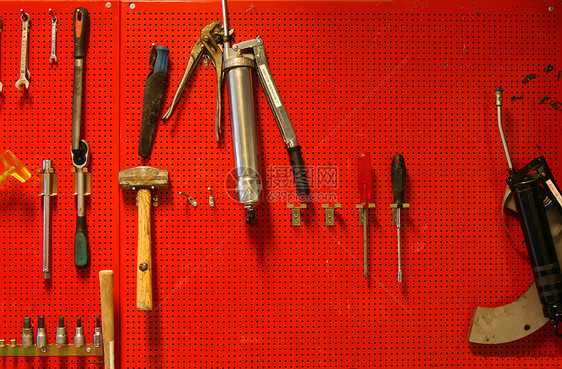 停车场工具锤子工具包润滑脂棘轮螺丝刀图片