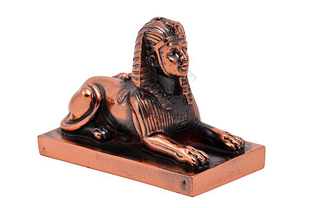 Sphinx 斯芬克斯发掘雕像挖宝化妆品装饰金字塔狮子面部边缘玩具背景图片
