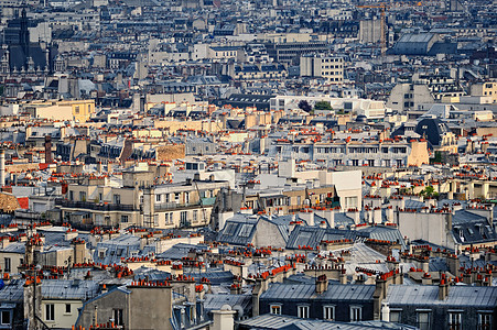 现代巴黎地平线天际房子历史街道旅行防御旅游地标天线图片