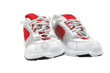 鞋子鞋运动员活动闲暇衣服白色训练慢跑运动竞技培训师图片