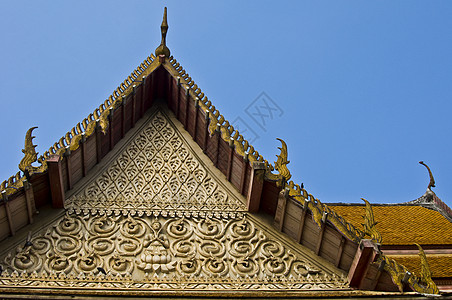 美丽的金色历史古董天空游客建筑学热带雕像历史性旅游宗教图片