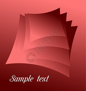 设计用红色抽象符号说明(用于设计)图片