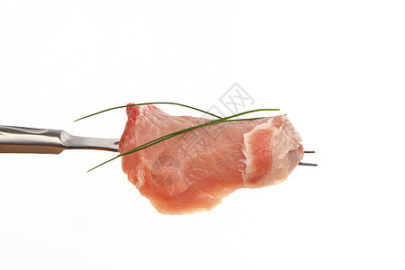 猪肉牛扒印章金属食物草本植物烹饪肌肉营养鱼片午餐图片