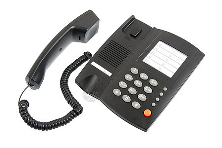黑色电话键盘嗓音固定电话技术商业塑料白色全球电缆会议背景图片