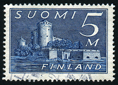 邮票卡片旅行城堡建筑学框架地址邮戳集邮邮局邮资图片