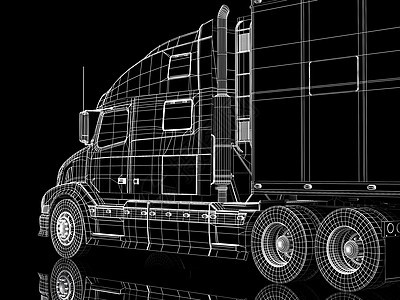 卡车汽车插图头灯运输货车轮胎车辆发动机速度轮子图片