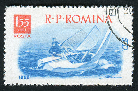 邮票运动员男人信封集邮邮局卡片帆船爱好邮政邮资图片