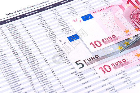 带有财务数据的电子表格帐户红色数字统计市场交换蓝色金融现金速度图片