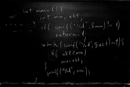 黑板木板电脑工程课堂知识软件编程命令算法学习图片