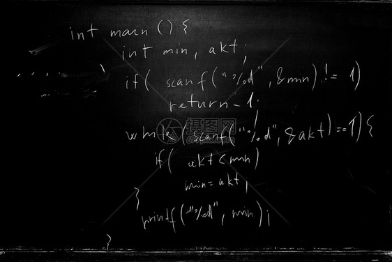黑板木板电脑工程课堂知识软件编程命令算法学习图片