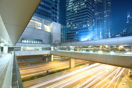 交通夜间汽车运动场景地标市中心大街景观速度辉光戏剧性图片