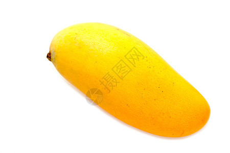 芒果热带水平白色食物黄色水果图片