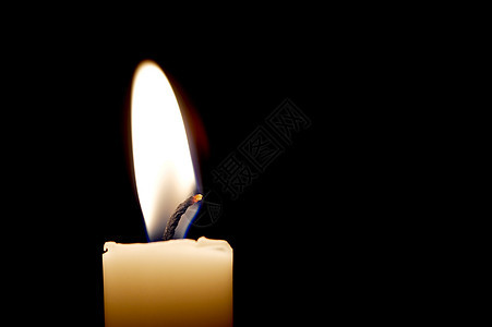 蜡烛辉光烛光宗教灯芯烧伤黑色火焰情绪图片