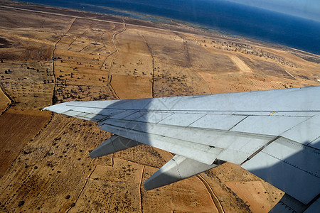 突尼斯旅行旅游航班线条飞行飞机沙漠海洋假期空气图片