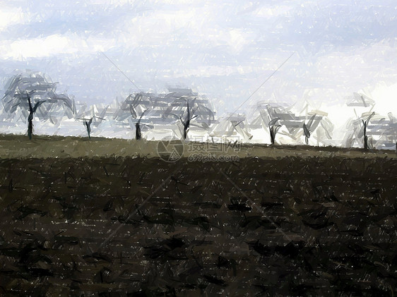 外地环境土地风景植物季节农业白色收成地平线农村图片