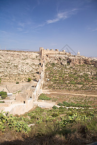 阿尔梅里亚城堡的长城图片