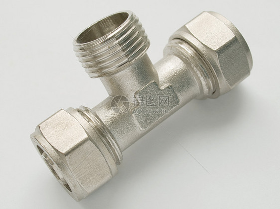 水管连接器管子分频器白色维修合金塑料宏观工具管道配件图片