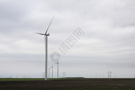 发电产生风力车水平国家地标发电机农村乡村力量图片