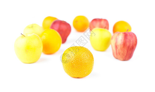 橙和水果混合橙子橘子白色健康饮食混合物食物营养节食团体甜点图片