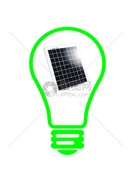 太阳能灯白色绿色活力生态水平力量玻璃环境太阳图片