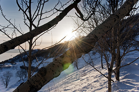 风景美丽场地天气季节场景降雪大路孤独旅行小路图片