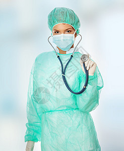 女外科医生外科工人职业工作医院从业者女孩药品女性腰部图片