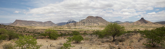 考科兰沙漠的全景沙丘爬坡荒野土地岩石地平线旅行干旱风景晴天图片