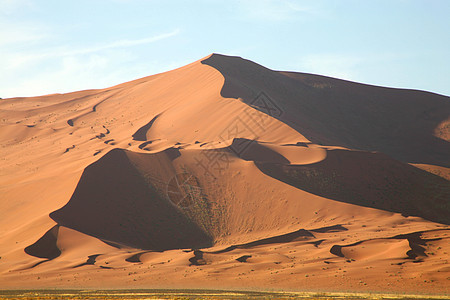 索苏武夫莱沙丘棕色平底锅旅行太阳橙子蓝色沙漠纳米布场地红色图片