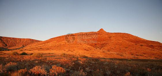 沙漠景观环境红色场景旅游地形水平阳光日出风景极限图片