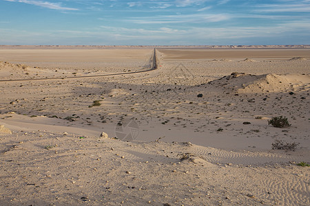 南摩洛哥Addakhla曲线金子沙丘海浪波纹地形祖卡沙漠风景印刷图片