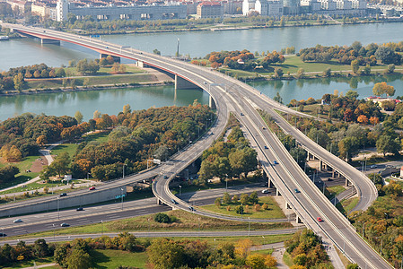 公路高速公路地平线景观公园风景城市远景天线全景图片