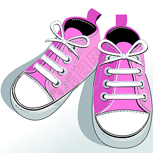 儿童粉色鞋图片